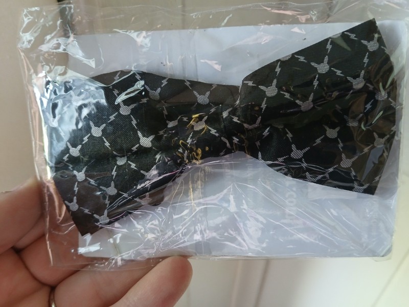 Pikachu Pokemon Classics Silhouette Adult Black Bowtie