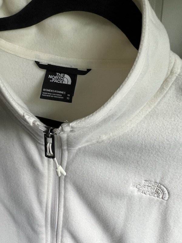 The North Face Denali Women’s Full Zip Camo Jacket White/Blue 1X gallery