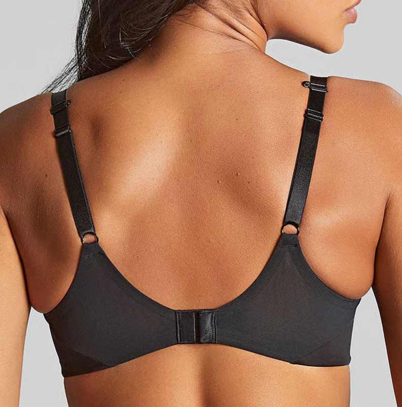 Panache 36D Faith Plunge Molded T-Shirt Bra NWOT 10666 Black gallery