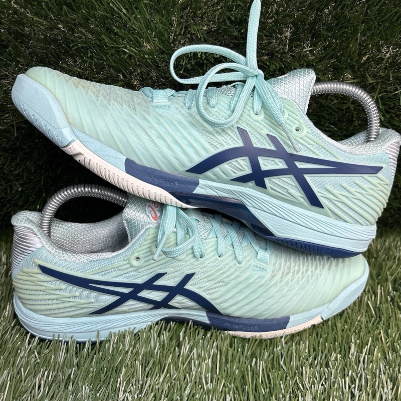 US Women's Size 9 - Asics Solution Speed FF 2 Clay Clear Blue Light Indigo W gallery