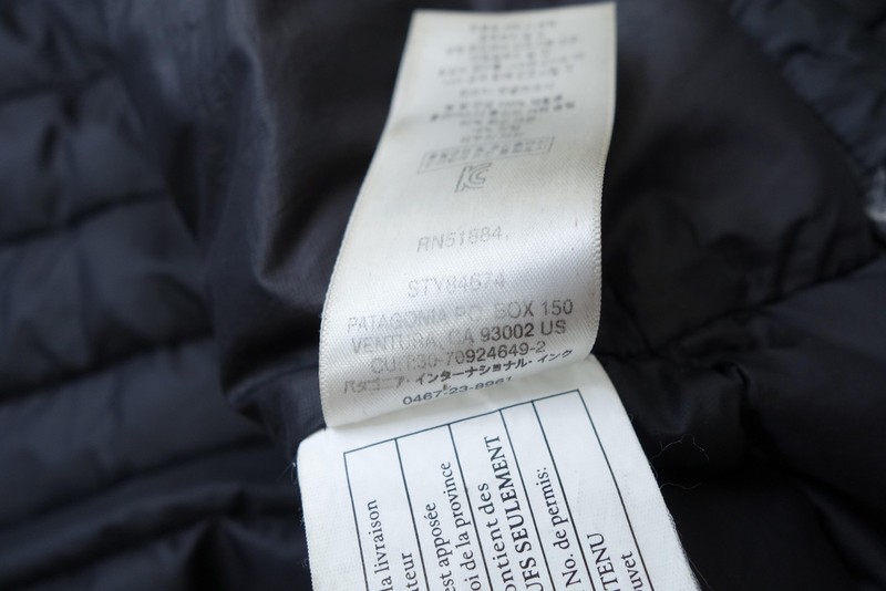 Patagonia Down Sweater Jacket Mens Large Black Puffer Full Zip Insulated Outdoor gallery