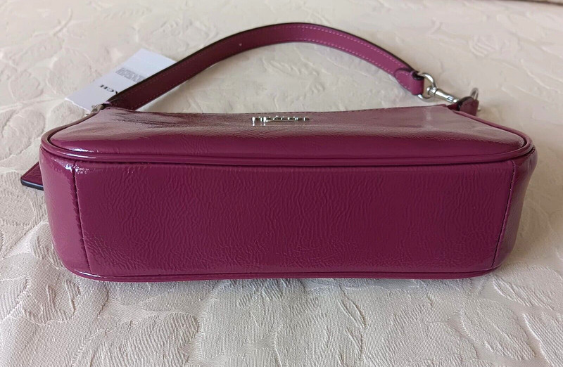 NWT COACH CW408 Nolita 19 In Crinkle Patent Leather Wristlet Bag Pink gallery