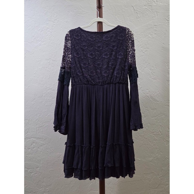 Floral Lace Tiered Babydoll Dress gallery