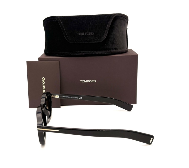 Tom Ford RAFFA FT1100 01A Black / Smoke 46mm Sunglasses gallery