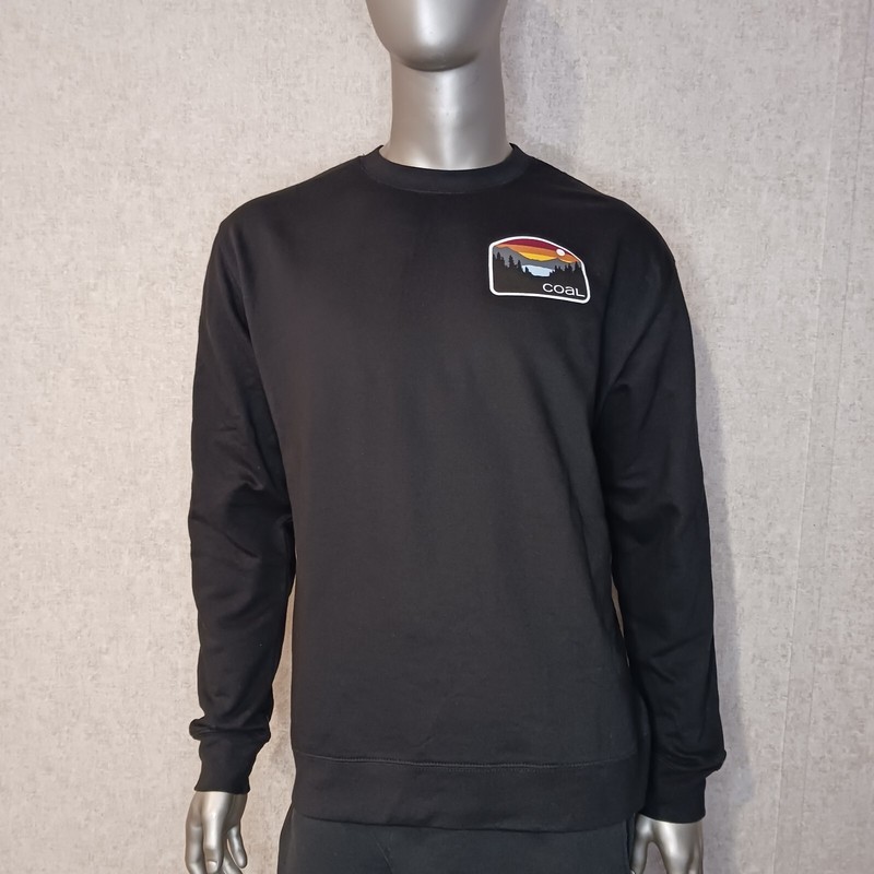 Coal Mens Sweatshirt Size Large Black Long Sleeve Pullover Brand New gallery