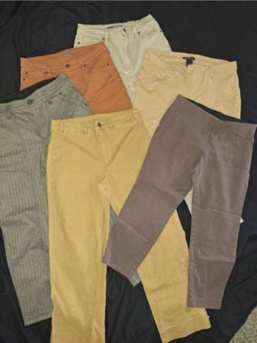 Women’s Pants Wardrobe/Lot – Size 12 – 73 QTY