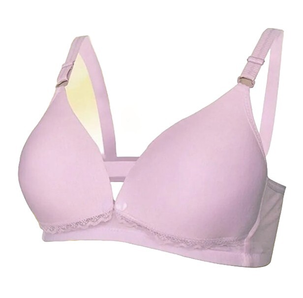 Maternity Nursing Bra Womens 34C Breastfeeding Cotton Blend Wire Free 3 Pack NEW gallery