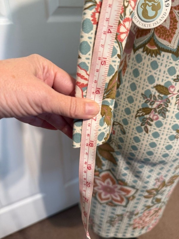 Spartina 449 Nora Dress Calm Waters Floral Cane Blue gallery