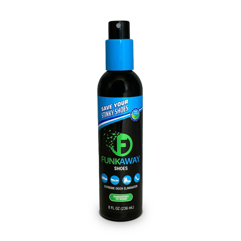 Funkaway Odor Eliminating Spray for Shoes, Skates, Work Boots & More, 8 Oz., Ex