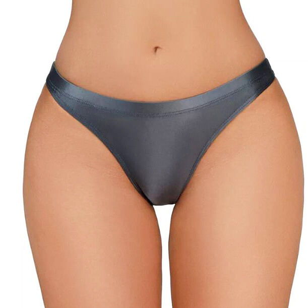 4PCS/LOT Sexy Women Silky Satin Panties Underwear Low Waist Thong Brief Lingerie gallery