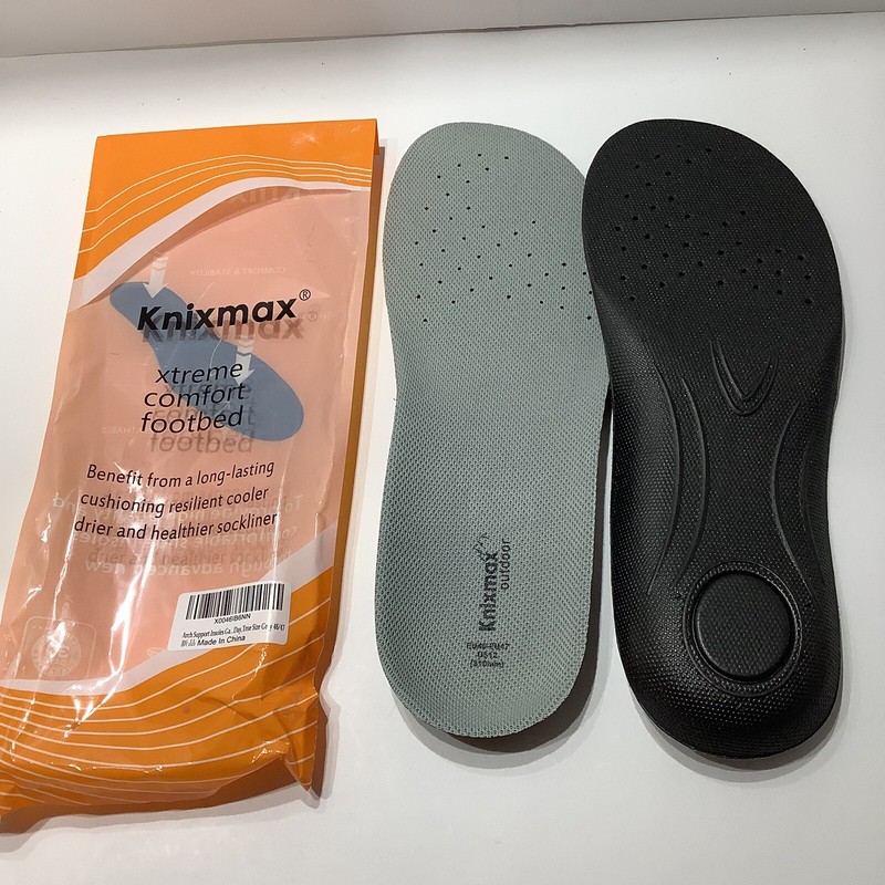 Knixmax Xtreme Comfort Arch Support foam shoe insoles Mens Size US 12-13 New gallery