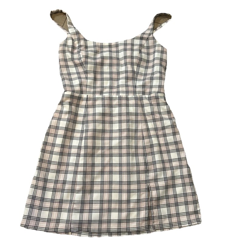 Aeropostal Plaid Dress Clueless Y2K Preppy Academia Schoolgirl Pink Mini Medium