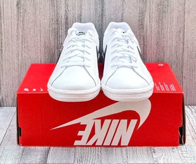 MENS NIKE COURT ROYALE SHOES / SIZE 11 / WHITE-BLACK gallery