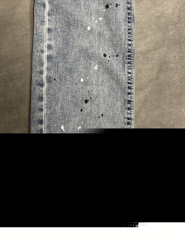M.Society Jeans Mens 34X32 Blue Denim Distressed Skinny Thrashed Rocker Y2K gallery