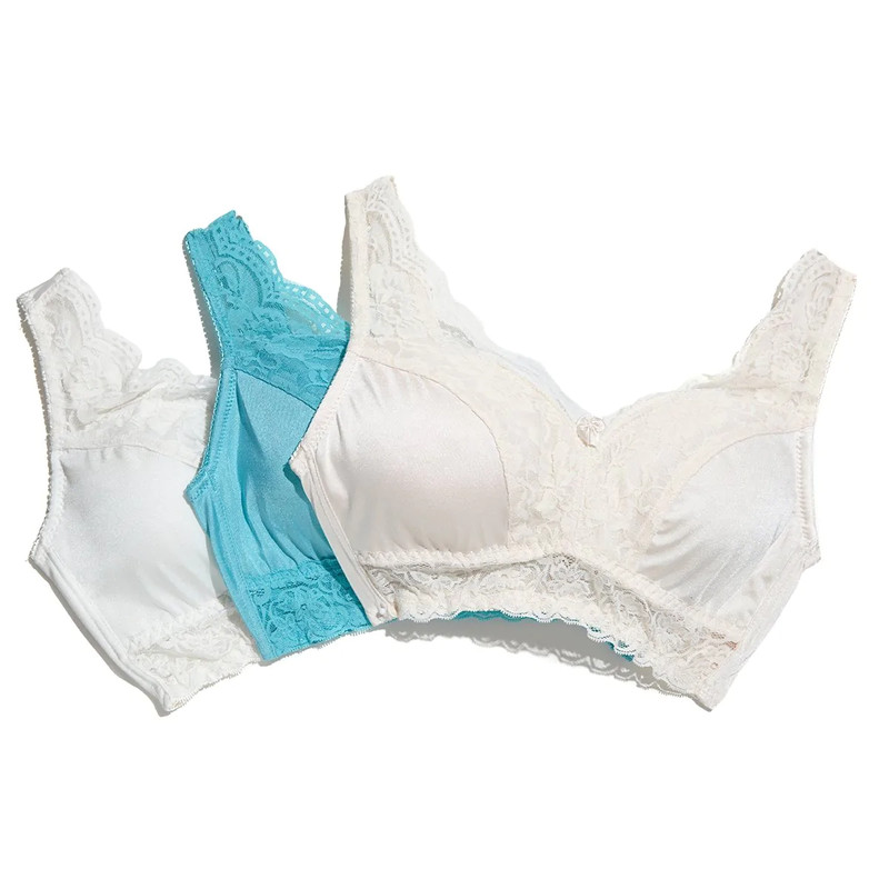 Rhonda Shear 3 Pack Pin-Up Lace Bra Set 453710-567051-J gallery