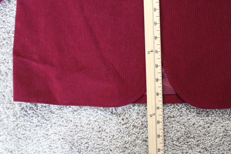 Haband Travelers Blazer Mens Medium Corduroy Red gallery