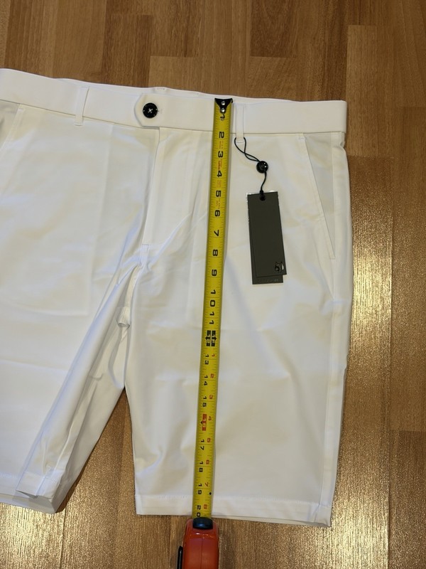 $130 Greyson Golf Shorts Mens Size 34 Montauk Performance Arctic White 10" gallery