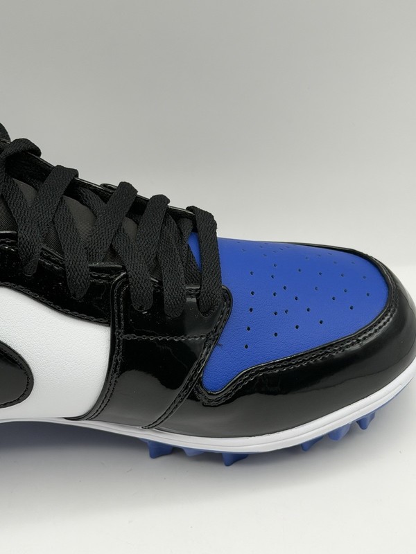 Nike Air Jordan 1 Mid Football Cleats Game Royal Blue Men's Size 9.5 FJ6805 401 gallery