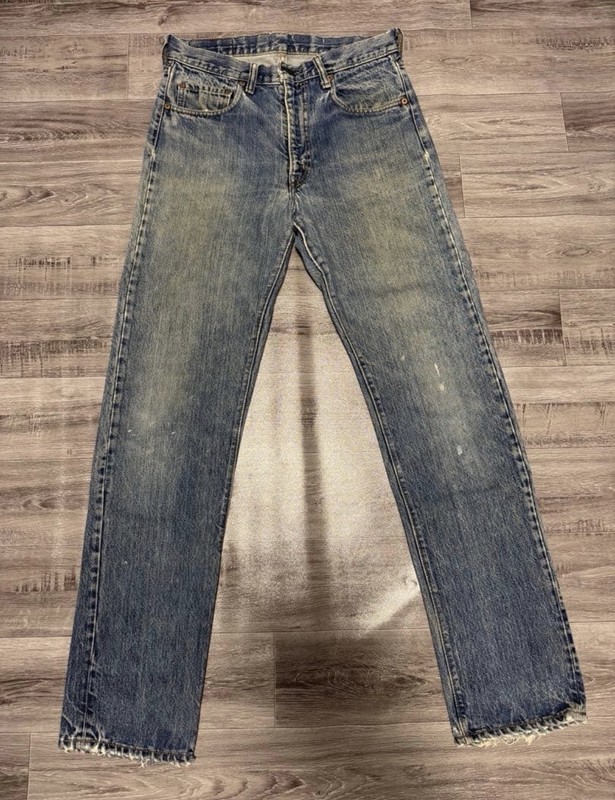 Levi’s 505 Vintage 70s Talon Zipper Single Stitch W31 L33 Indigo Made in USA
