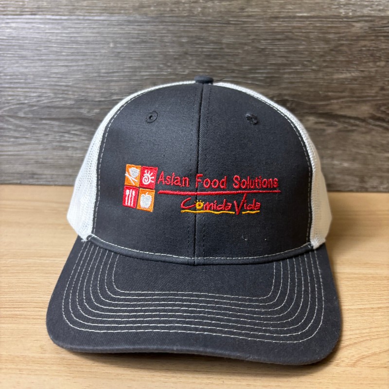 Asian Food Solutions Hat Cap Snap Back Gray Comida Vida Adjustable gallery