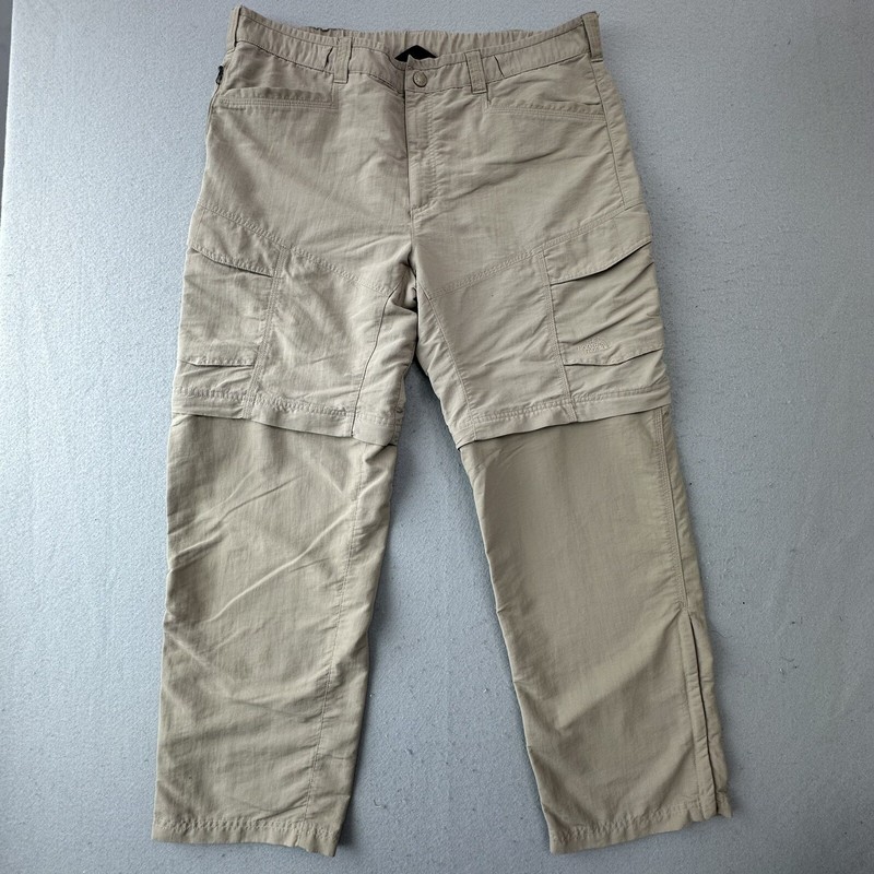 North Face Pants Mens Extra Large Khaki Brown Paramount Peak II Convertible gallery