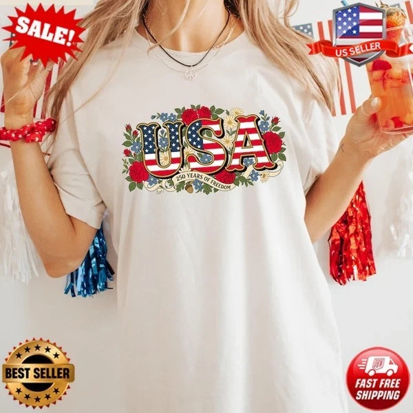 250th Anniversary Shirt, 4th of July Shirt, Independence Day T-Shirt | S-5XL