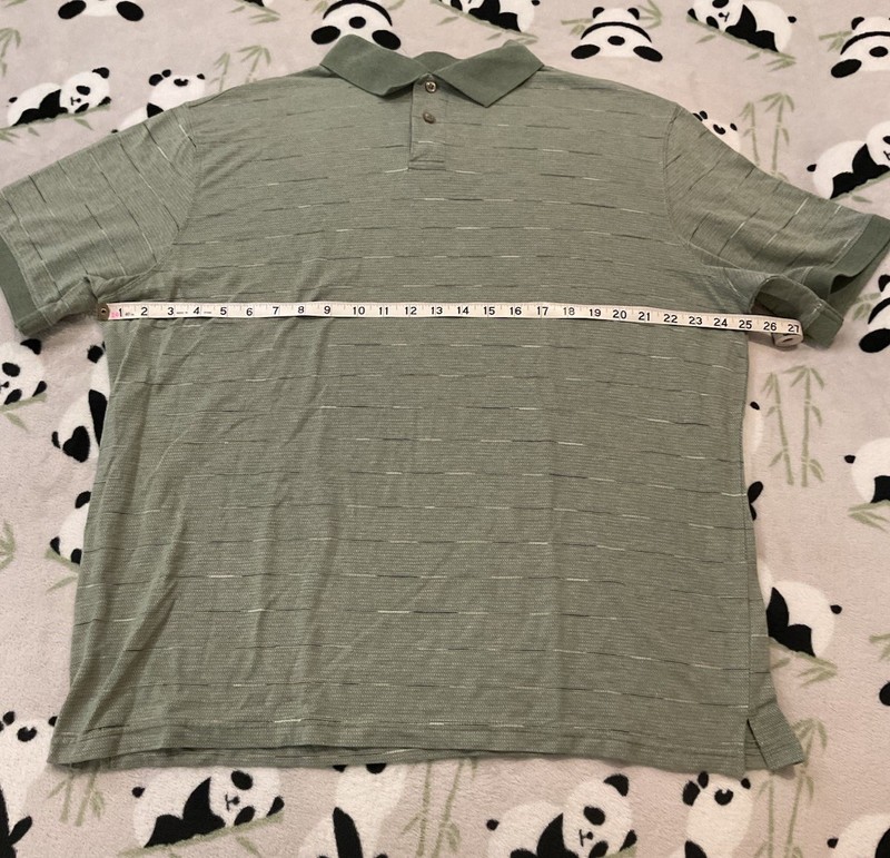 Marc Edwards Polo Shirt Size 2XL Green Swift Dry Ribbed Short Sleeve gallery