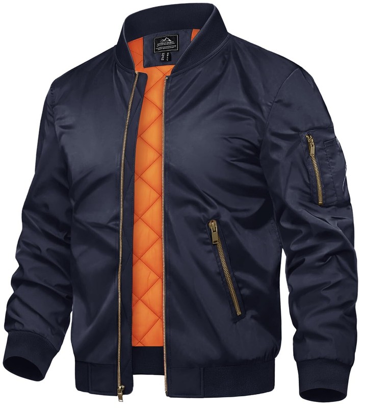 Men's Military Bomber Jacket Tactical Army Pilot Jacket Warm Padded Casual Coats gallery