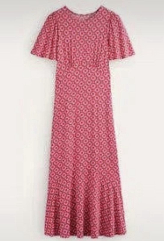 Boden viscose Midi / Maxi dress pink Size 12P