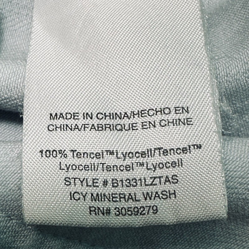 Altar'd State Icy Mineral Wash Tencel Lyocell Pants Size M Boho Relaxed Blue gallery