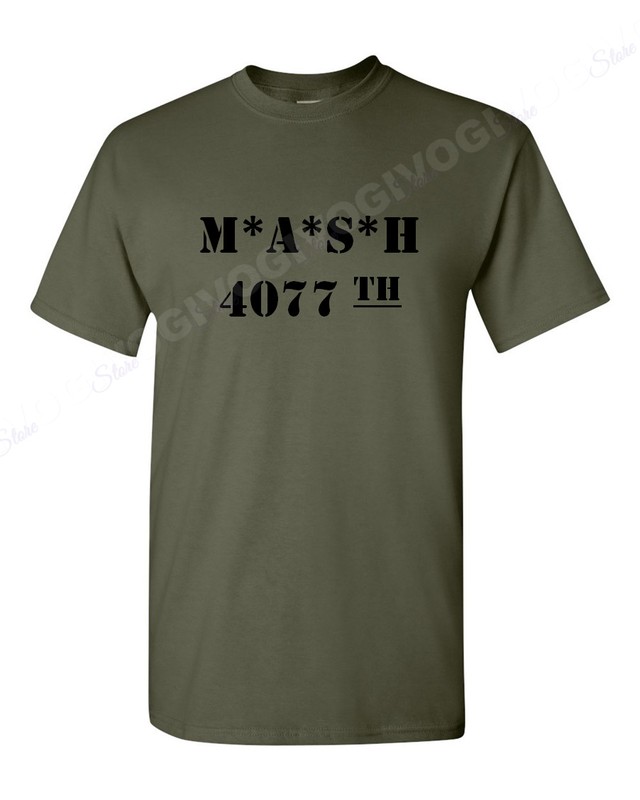 MASH 4077 th Shirt Hospital TV Show Military Army Division Vintage Retro Tee gallery