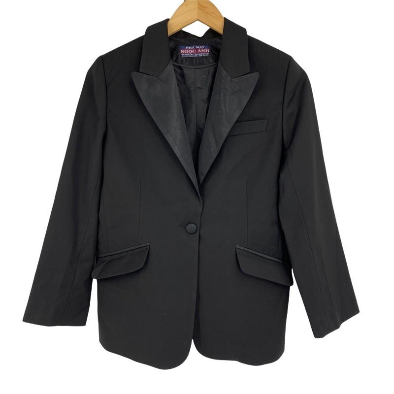 Womans Black Tuxedo Tux Jacket Coat Uniform XS/S Ngoc Anh