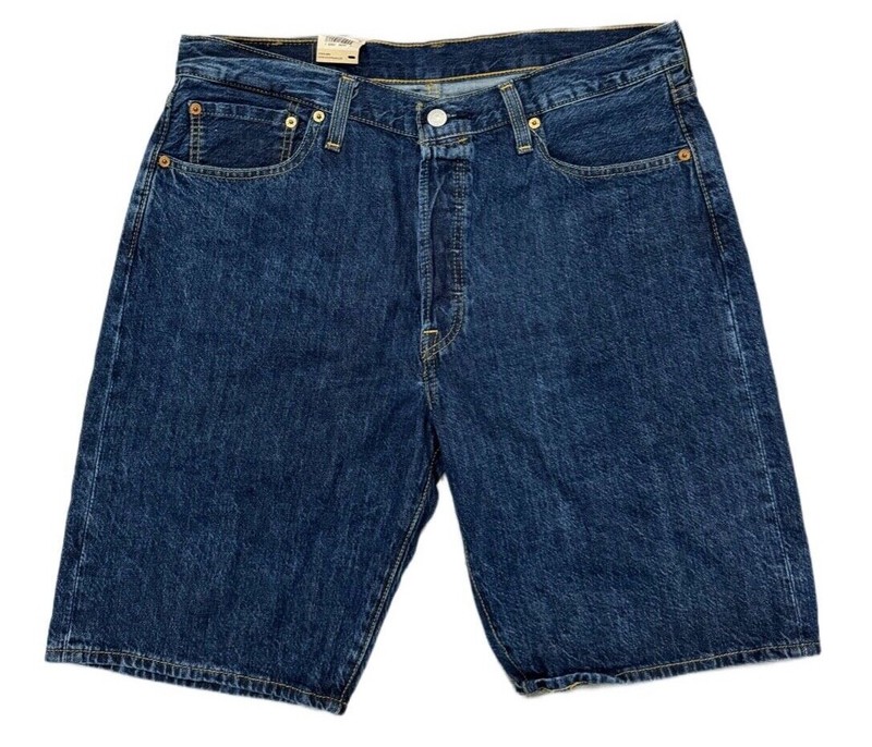 Levi's 501 Men's Classic Cotton Original Fit Stonewash Denim Shorts 365120071 gallery