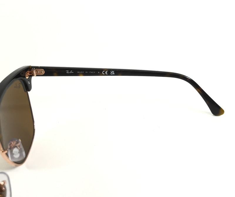 Ray-Ban Sunglasses RB3016 CLUBMASTER 1309/33 Polished Havana w B-15 Lenses 49 mm gallery