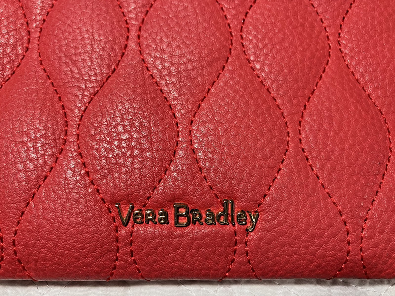 Vera Bradley Mia Quilted Leather Wristlet Clutch Women's Canyon Sunset Floral gallery