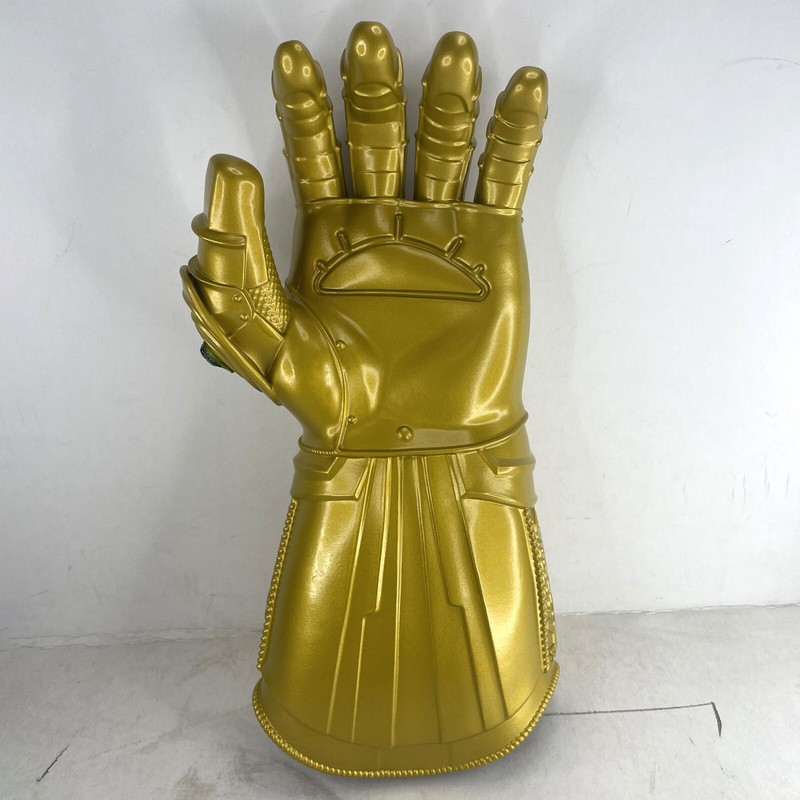 Thanos Infinity War Gauntlet w/LED Light Glove For Kid Size Avengers Costume Toy gallery