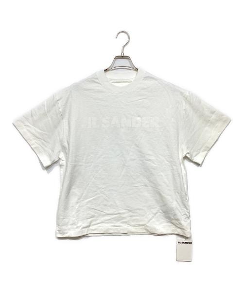 JIL SANDER Women’s Logo Print Cotton T-Shirt White S Top U.S.