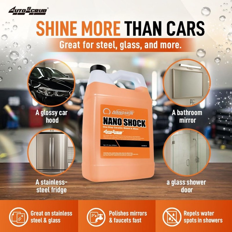 Nanoskin Nano Shock One-Step Ceramic Shield Gloss 1 Gallon Sio2 Spray Sealant gallery