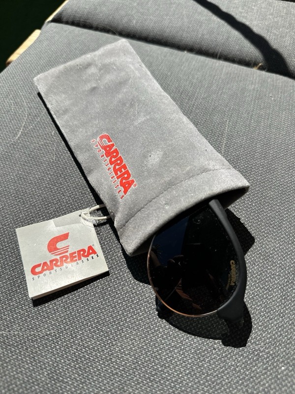 Vintage Carrera 5433 90 Ultrasight Sunglasses - Made in Austria - 1980s Matte Bl gallery