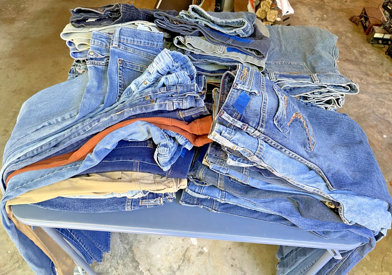 21 Pr Jeans Pants Bulk Lot Mens Womens Mixed Brands Sizes Wholesale Reseller Box
