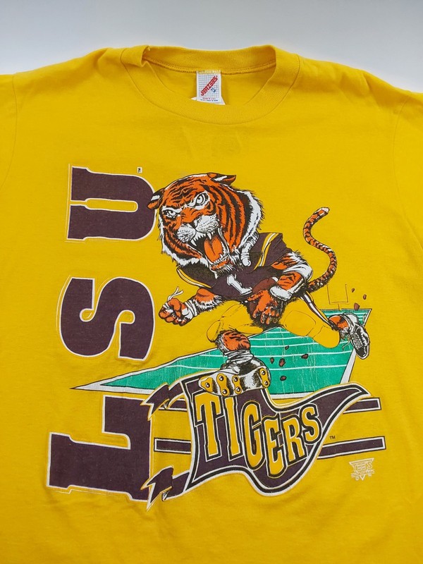 Vintage LSU Tigers College Football Men's Shirt Size XL gallery