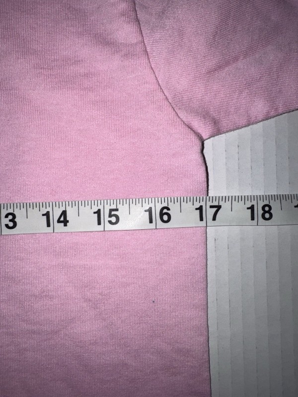 Vintage 90’s NOS Blank Small Pink Screen Stars Best, Single Stitch Made in USA. gallery