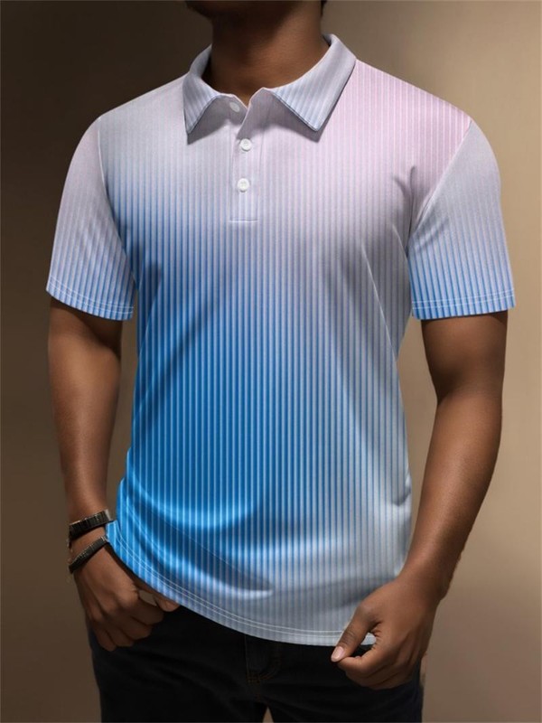 Polo Shirts For Men With Pocket XL XXL 3XL Large Short Sleeve Casual Tops gallery