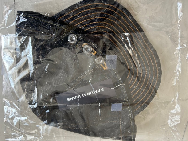 SAMURAI JEANS 15OZ Denim Work Cap Indigo OTOKOGI Free model S0510XXII Hat