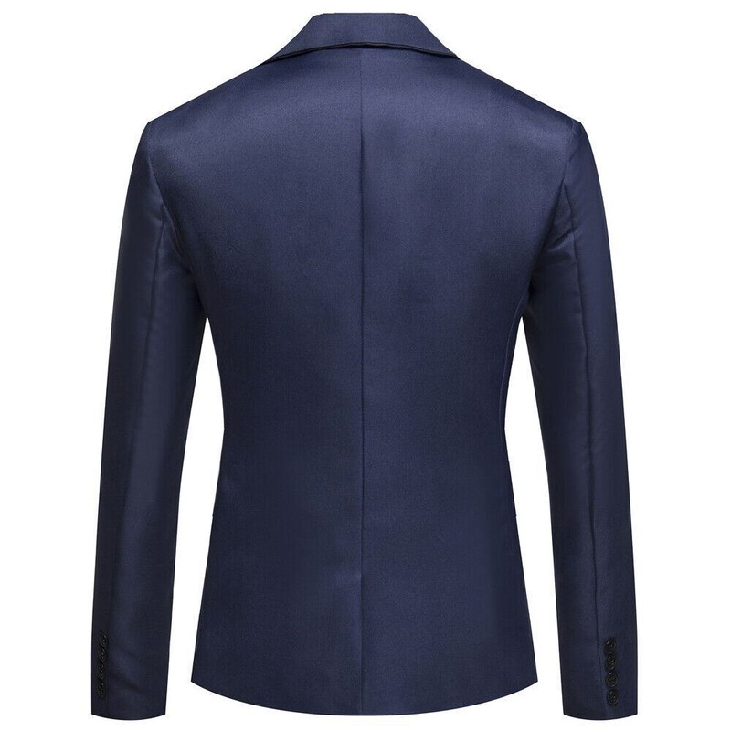 Men's Tuxedo Jacket Notched Lapel One Button Suit Blazer for Dinner Wedding Prom gallery