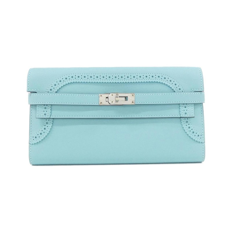 Authentic Hermes Kelly Gillies 068964CK Wallet #270-004-321-9022