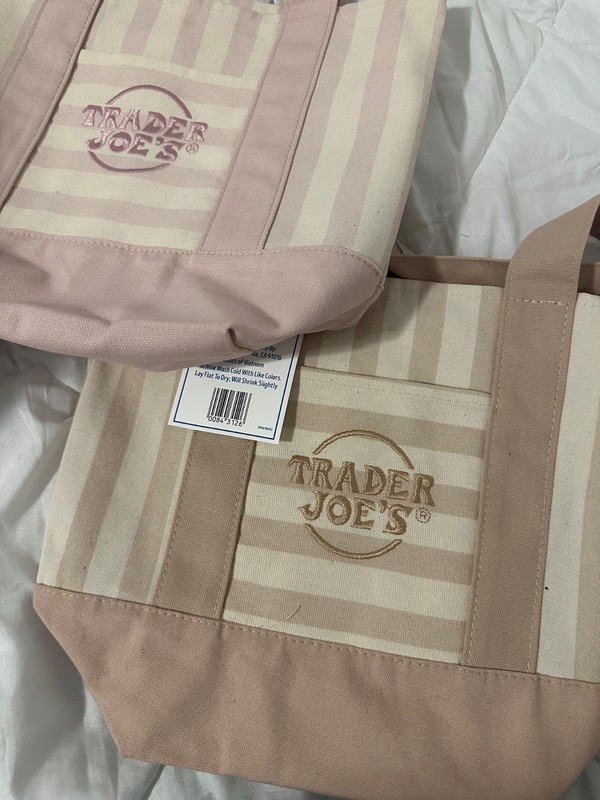 TRADER JOE’S STRIPED MINI TOTE set for 50 or 20 each shipped gallery