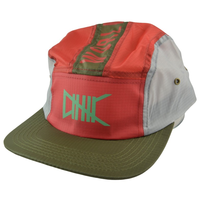 ETHIK Worldwide Tri Color Lightweight Adjustable 5 Panel Flat Bill Camper Hat