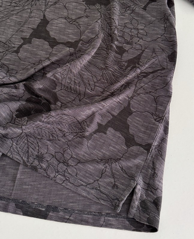 NWT Tommy Bahama Men Big Tall Sport Miramar Polo Top 4XLB Grey Black Coal F8 gallery