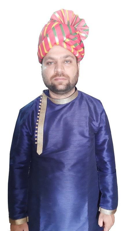 Men Safa Hat Top Indian Cotton Blend Groom Turban Pagri Handmade Safa Pag